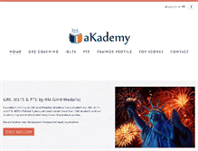 Tablet Screenshot of akademy.in